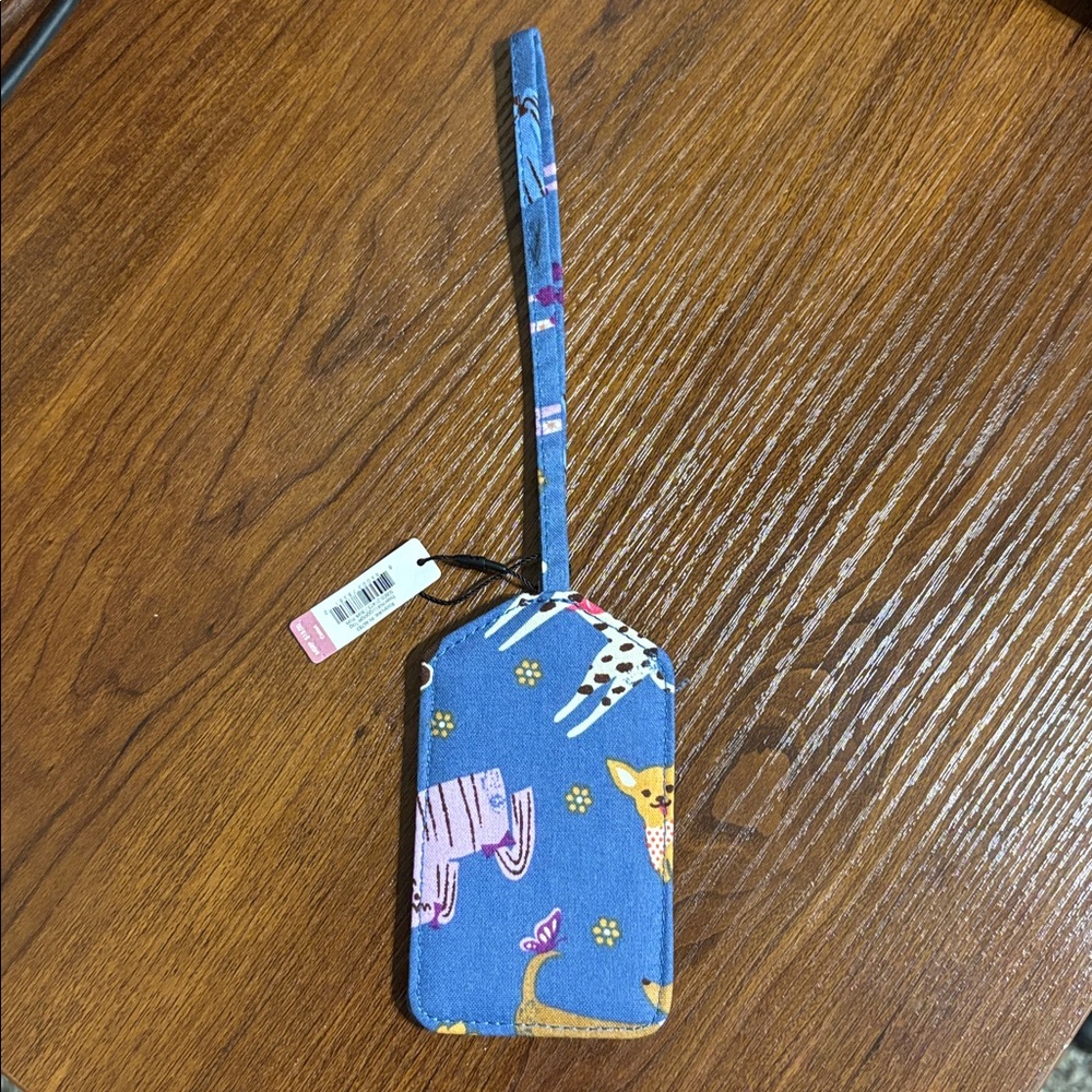 Vera Bradley luggage tag